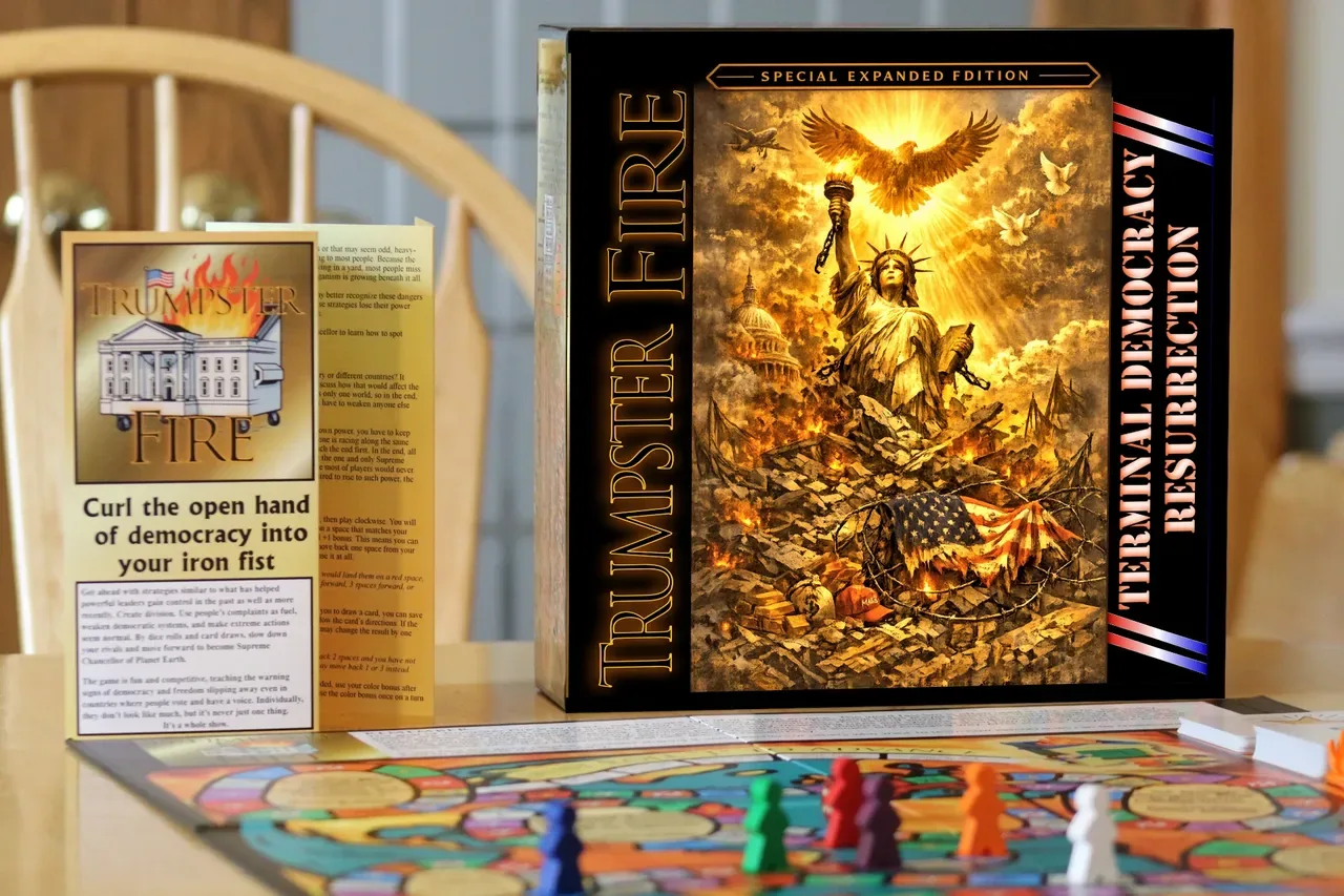 Trumpster Fire game box